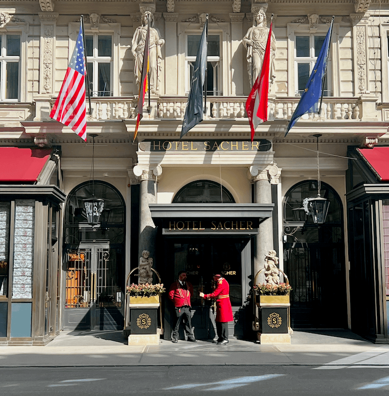 Hotel Sacher in der Wiener Innenstadt